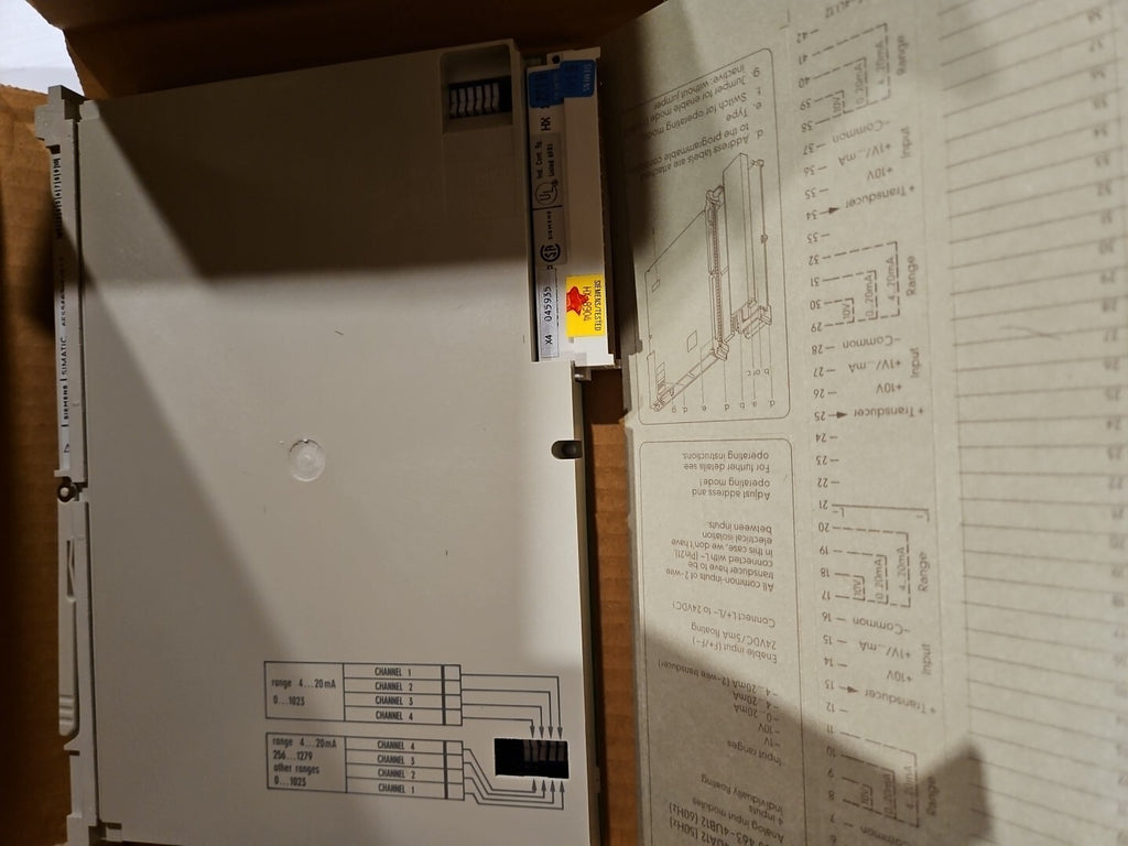 1x SIEMENS 6ES5463-4UA12 SIMATIC S5 ANALOGEINGABE, Neu In Sealed Box, New,SIEGEL