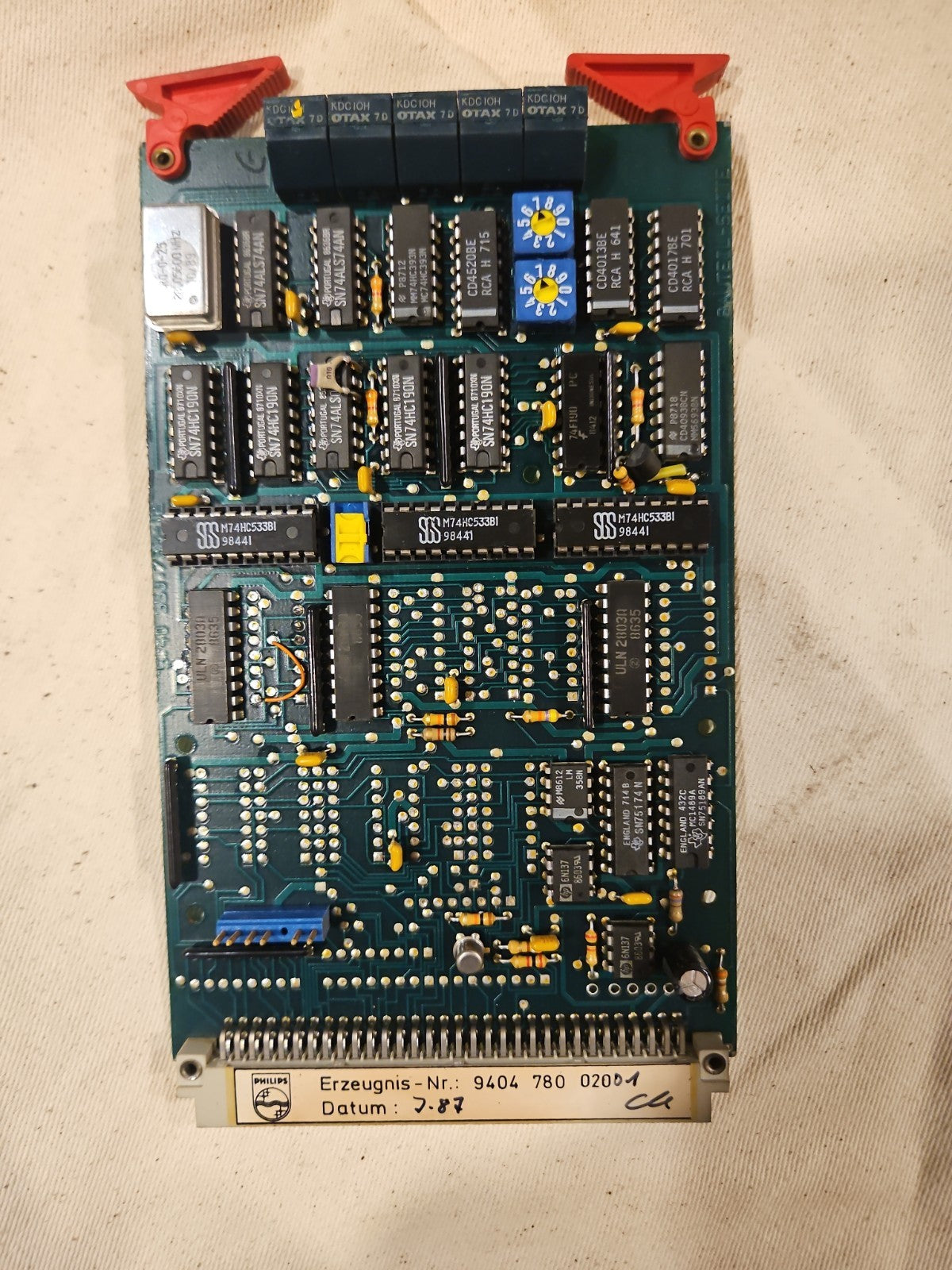 Verstärkerkarte Philips Nr. 940478002001,  Demag NCIII, Krauss Maffei, tested