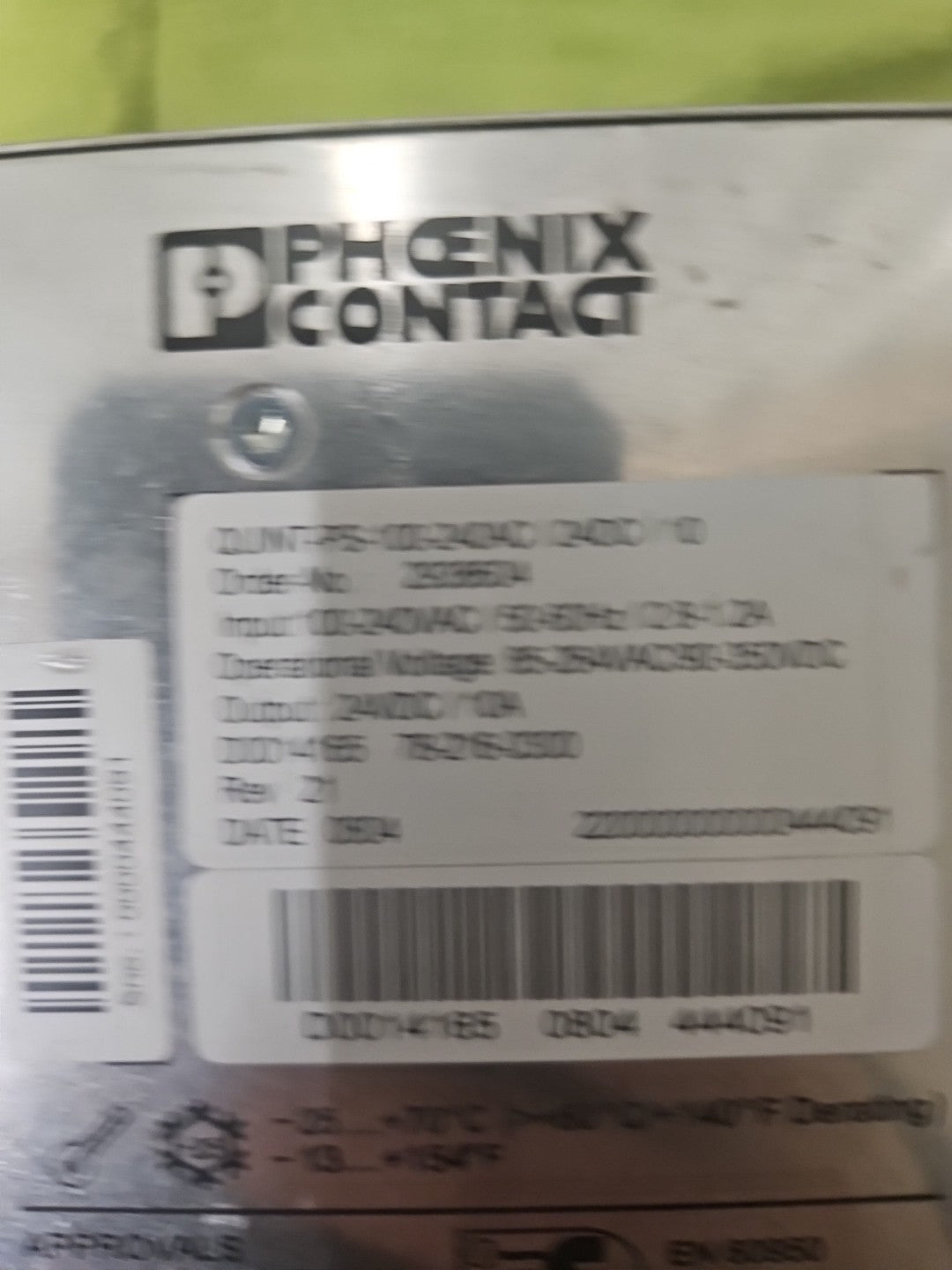 Phoenix Contact Quint-PS-100-240ac/24dc/10 Netzteil Trafo Neu New Unused No Box
