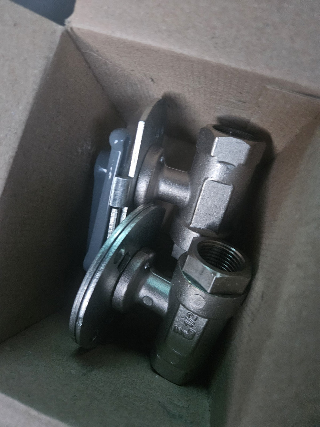 PARKER 1/2" Pipe,0432 13 21,Female Port, Nickel Plated Brass Standard Ball Valve