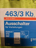 Busch-JaegerAusschalter Hauptschalter 463/3-KB  3polig  400V/ 63A, Neu Ovp New