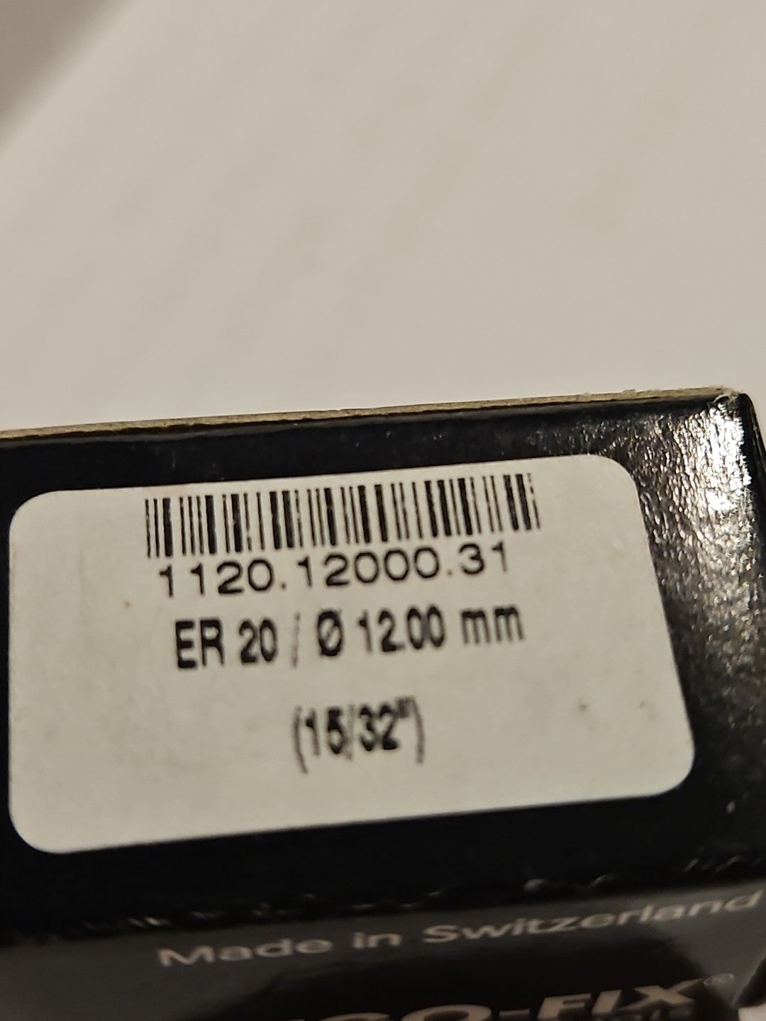 Brand New Rego-Fix ER20 12mm Ultra Precision Collet 15/32" Size 1120.0600.31 Neu
