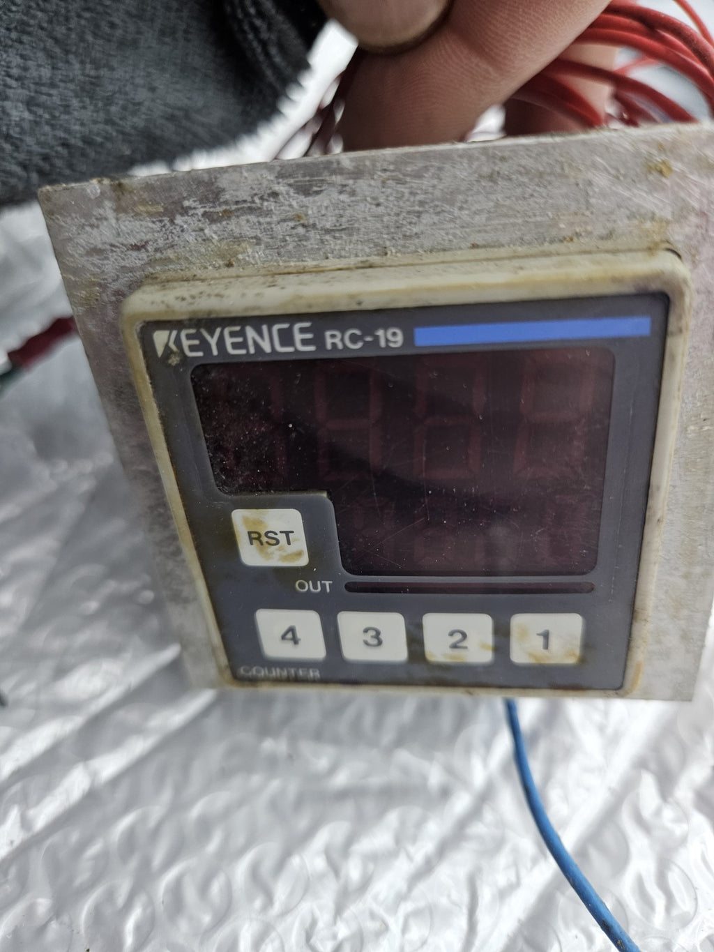 Keyence RC-19 Digital Counter RC 19 Elektronischer Zähler, Used, Tested