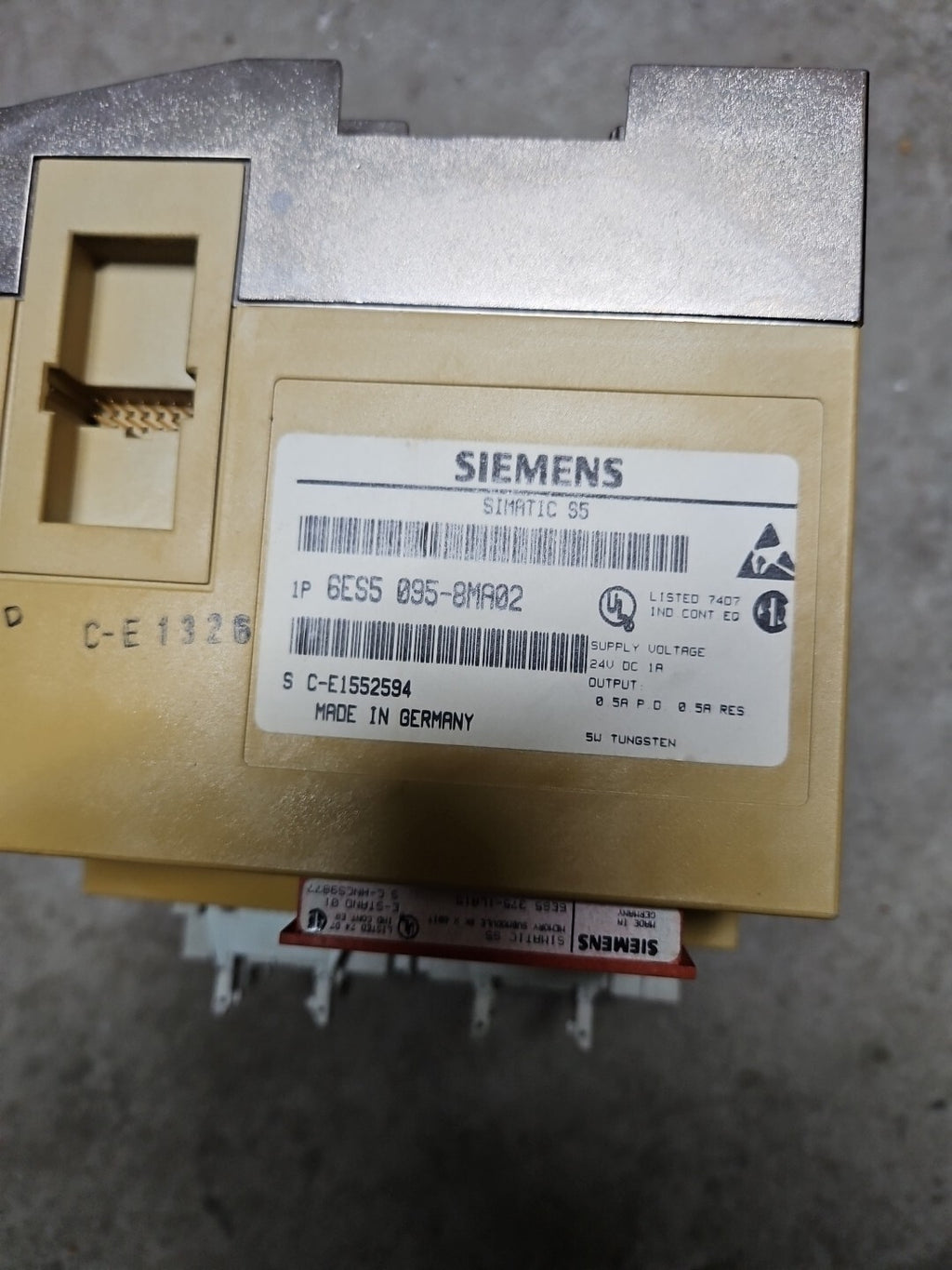 Siemens Simatic S5 CPU 095,6ES5095-8MA02,6ES5 095-8MA02