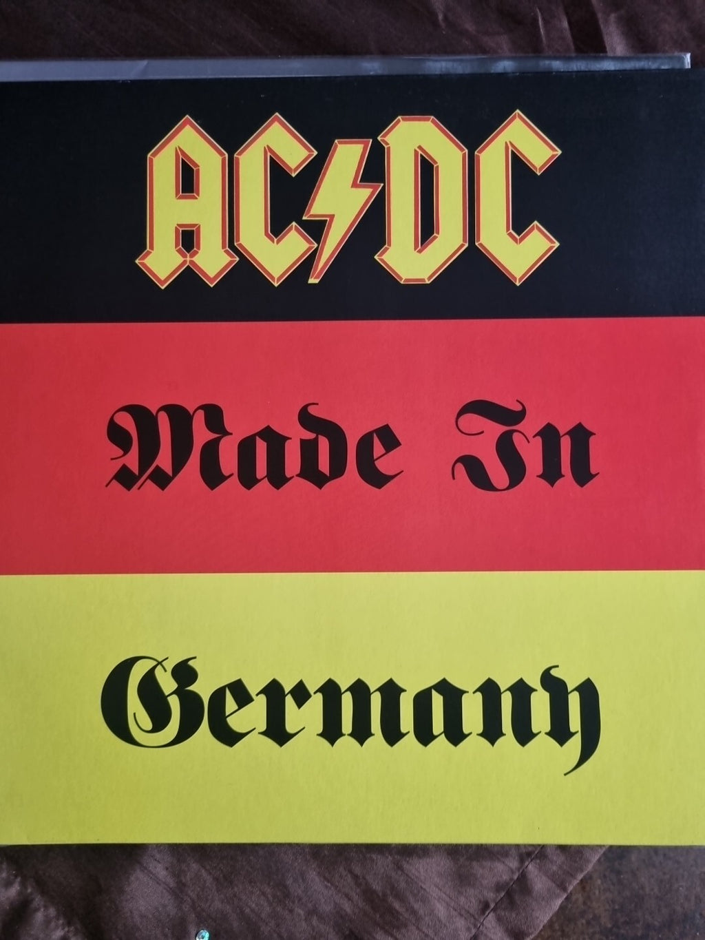 AC/DC "Made In Gernany" 1.Press 1991 Live in Cologne 1991 white/weiss, marble!