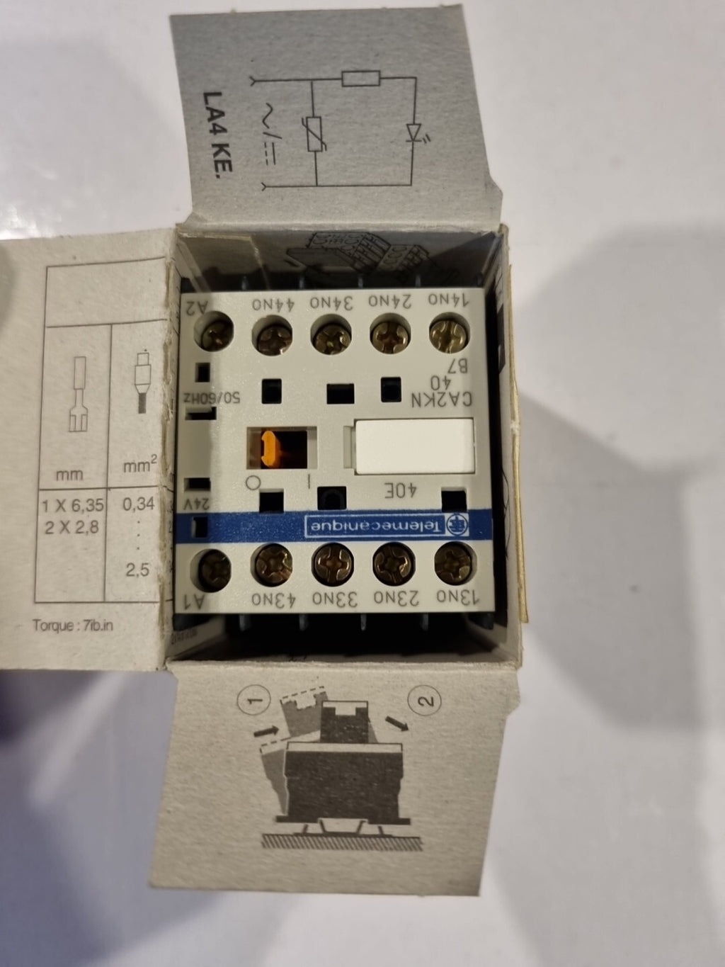  Telemecanique Schneider Schütz CA2KN40B7 24VDC NEU, new old stock 50/60hz