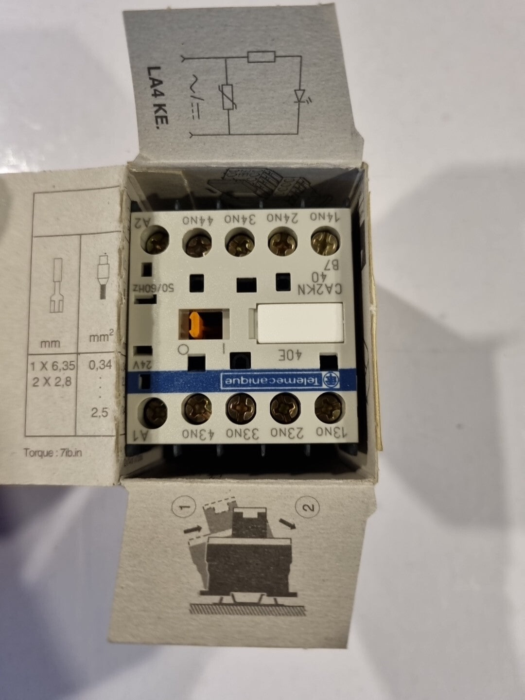  Telemecanique Schneider Schütz CA2KN40B7 24VDC NEU, new old stock 50/60hz