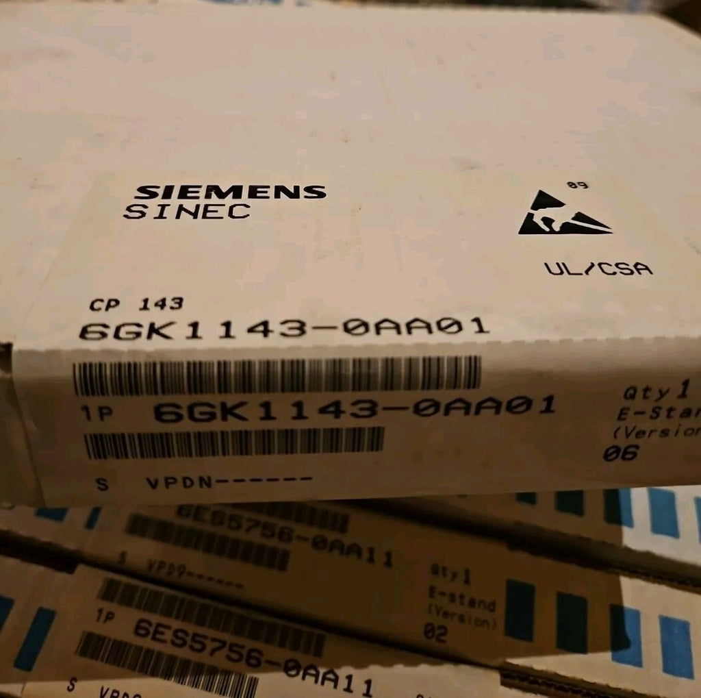 Siemens Anschaltung 6GK1143-0AA01 CPU Sinec Interface Module CP143 New, Sealed, 