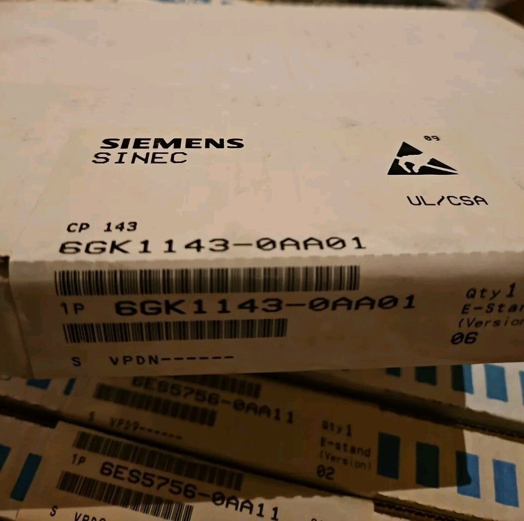 Siemens Anschaltung 6GK1143-0AA01 CPU Sinec Interface Module CP143 New, Sealed, 