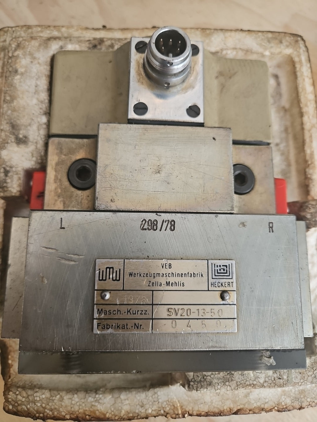 VEB Heckert SV20-13-50 Hydraulik DDR Ventil WMW Zella-Mehlis, Top Zustand 
