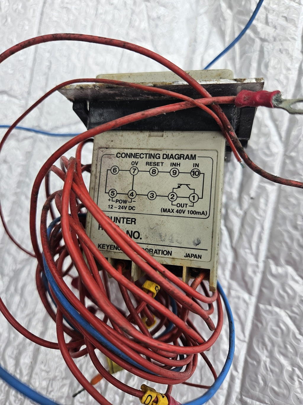 Keyence RC-19 Digital Counter RC 19 Elektronischer Zähler, Used, Tested