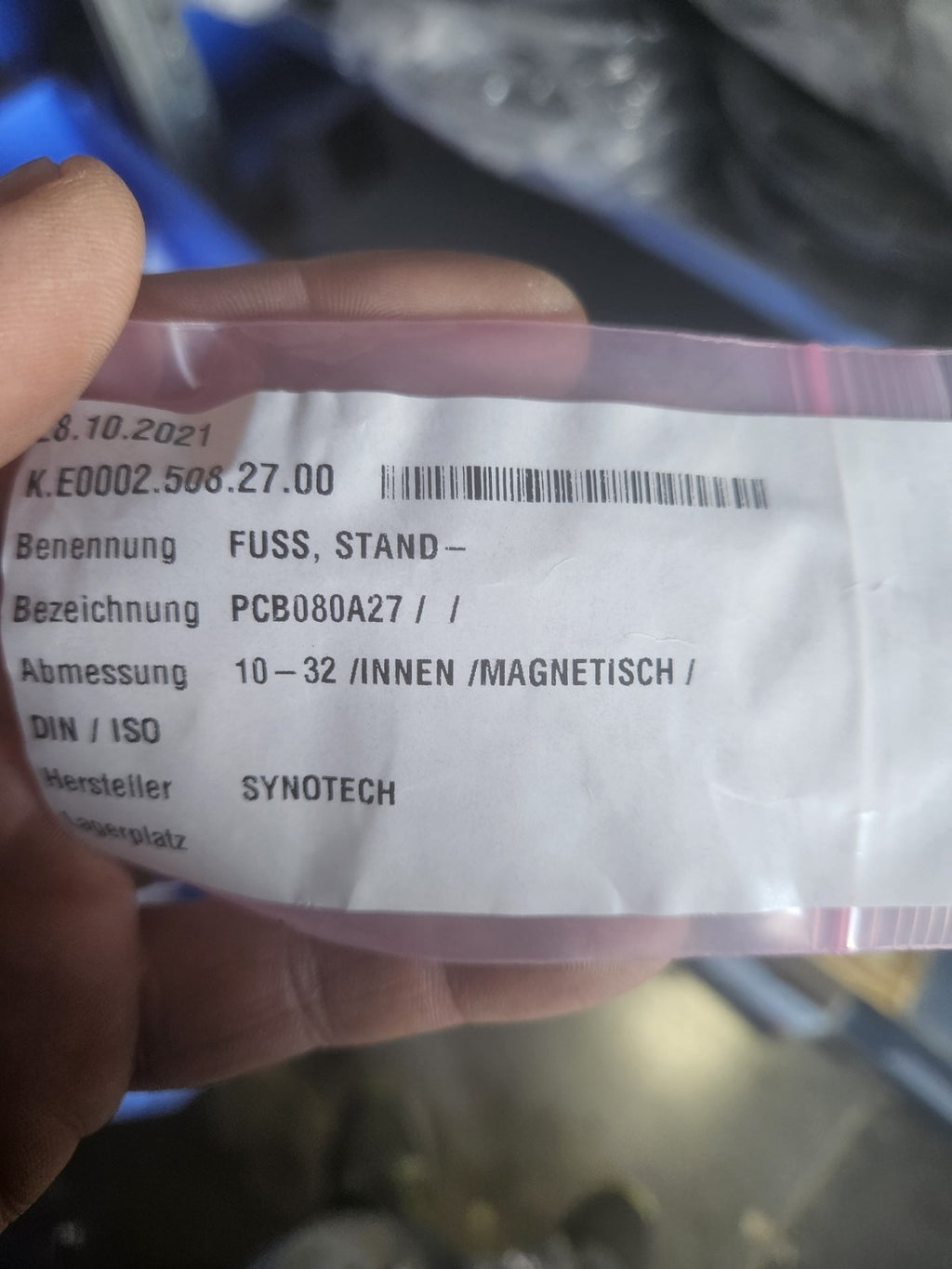 PCB Piezotronics J353B04 Shear Accelerometer With 080A27 Magnetic Base NIB Unuse