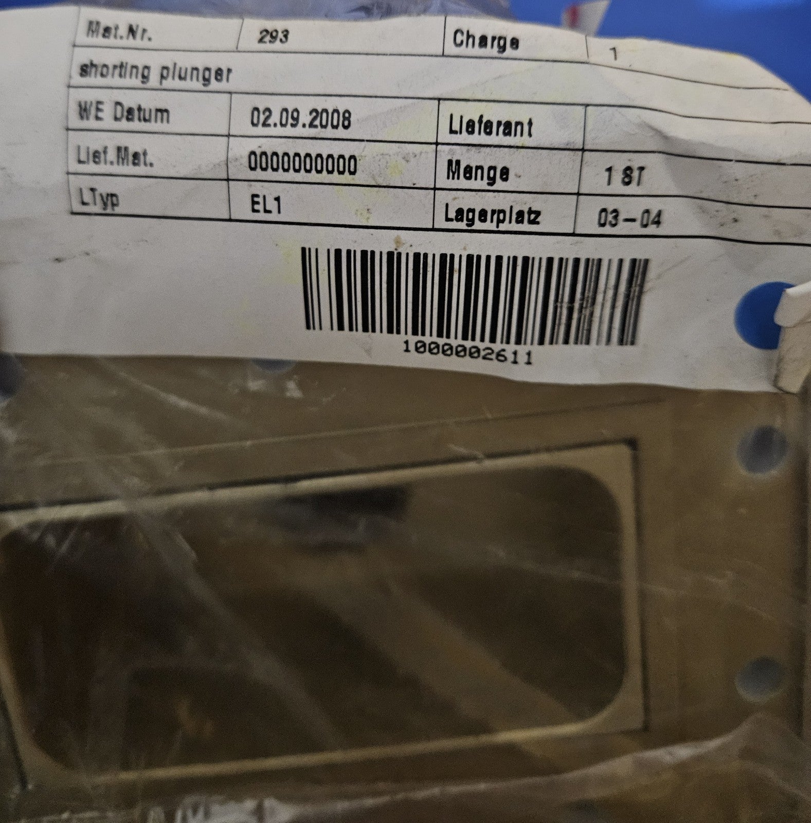 MUEGGE MW2009D-260ED Magnetron Adjustable short,Kurzschlussschieber New Neu NOS