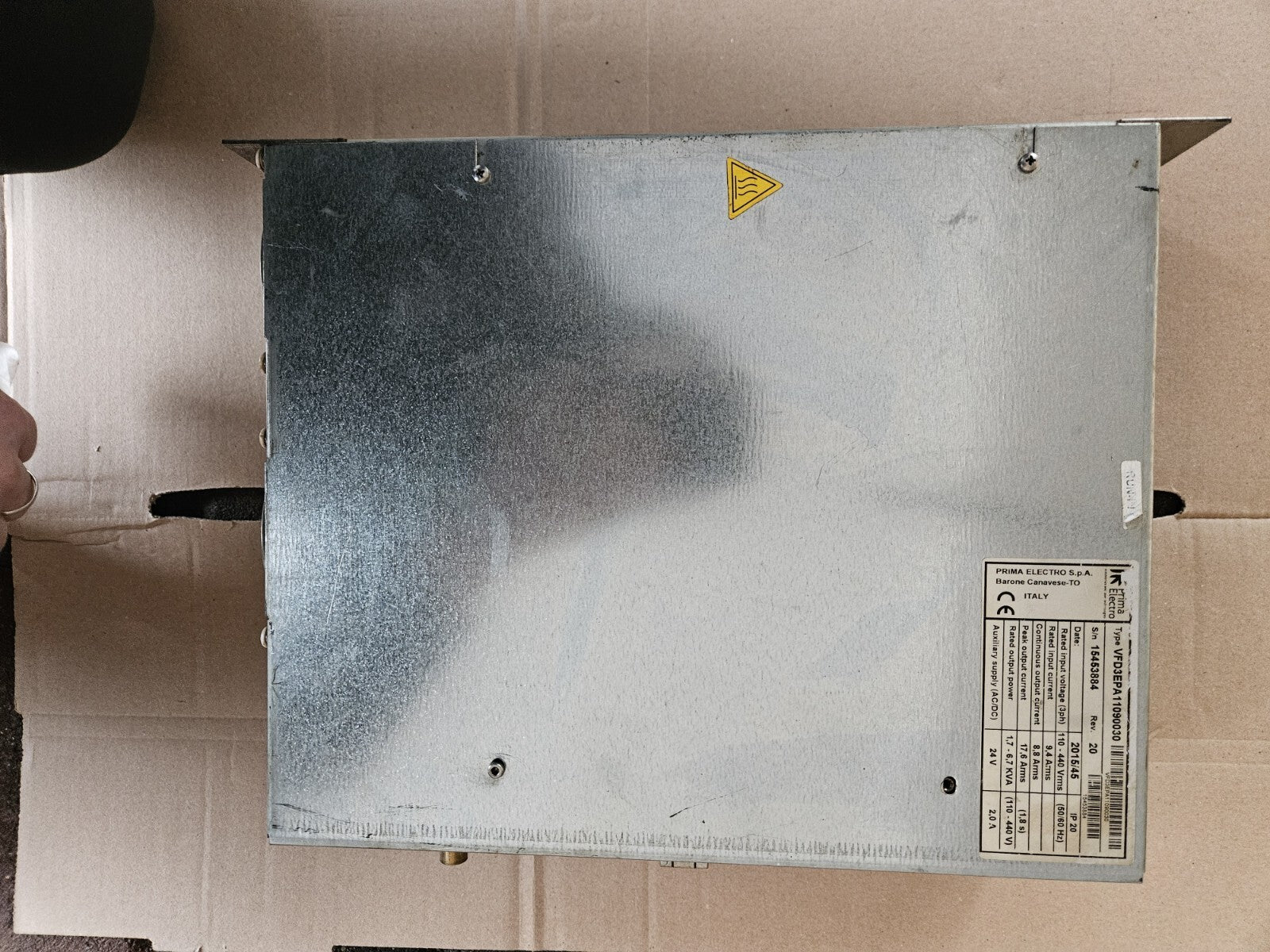 Prima Electronics VFD3EPA11090010 VFD500, Refurbished, Like New, Fully Working