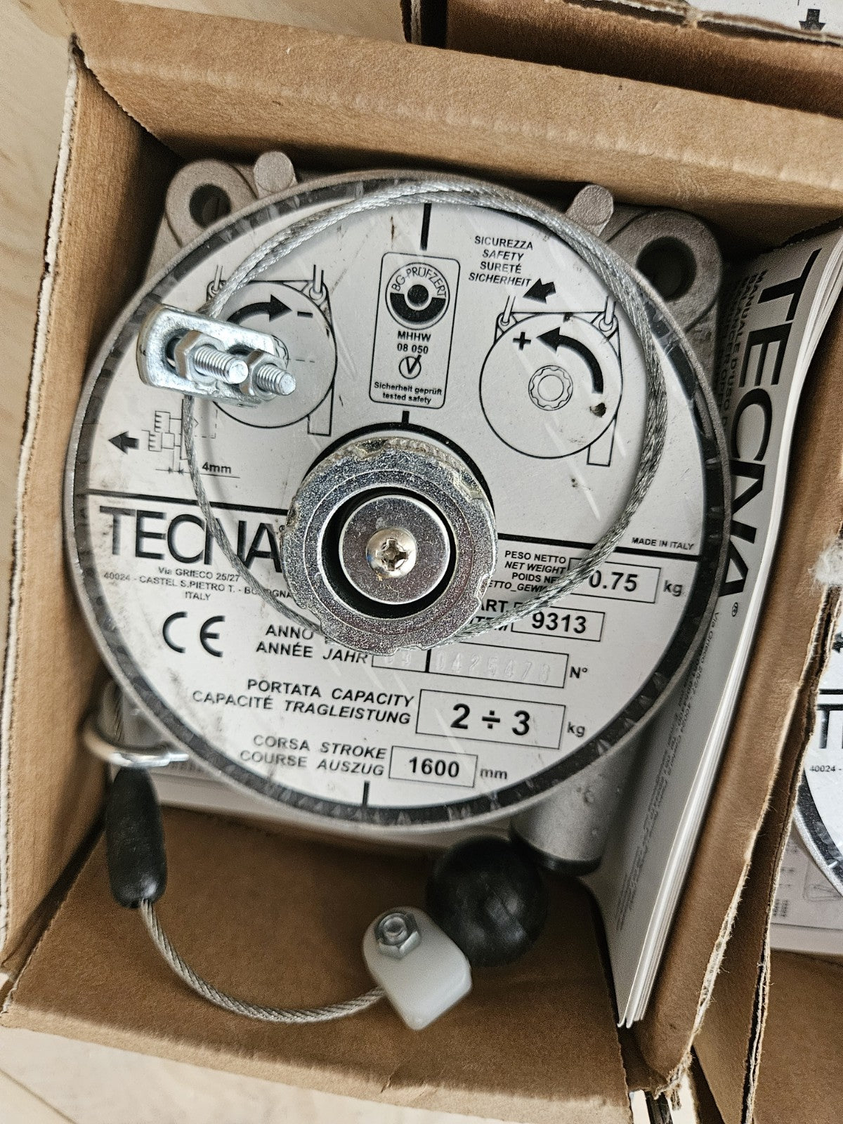 TECNA Tool Balancer 9313 2-3kg Neu/OVP,  Auszug 1600mm