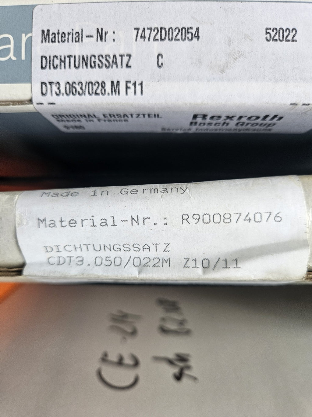 BOSCH 7472D02054 Dichtungssatz, SEAL KIT CDT3.063/028.M F11New Neu/ovp Unused