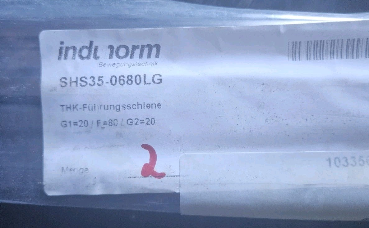 2 x THK Linearschiene SHS35-0680LG 03656364, 18947881, RAIL OVP New Neu Unused, 