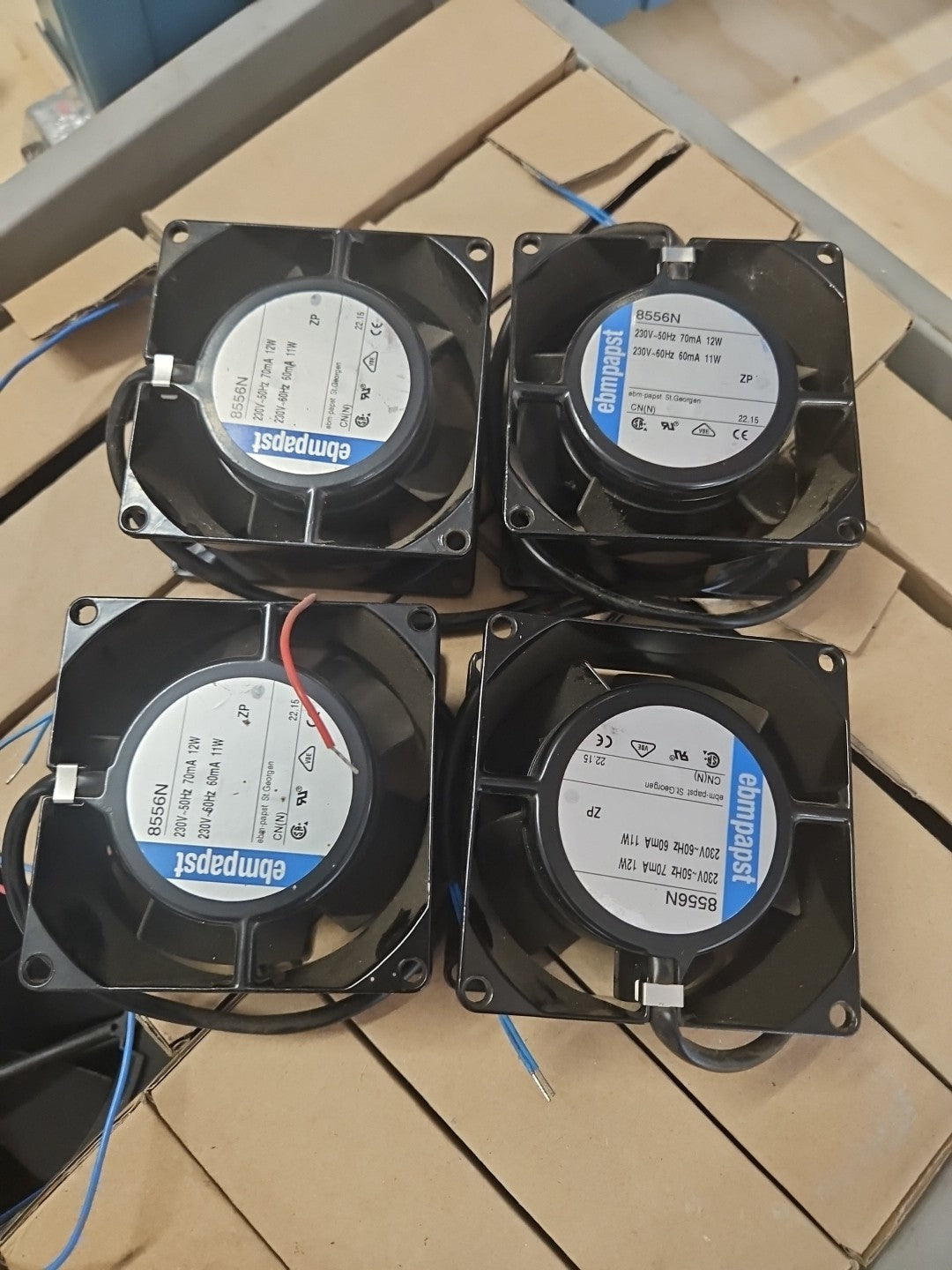 EBM Papst 8556 N Axiallüfter 230 V/AC 46 m³/h (L x B x H) 80 x 80 x 38 mm Neu!!