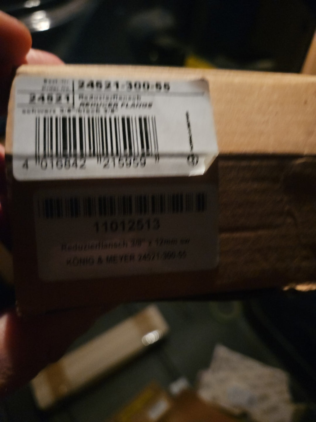 K&M 24521 Reduzierflansch 36 auf 25 mm Flansch Adapter Boxenstative 35 mm Neu!