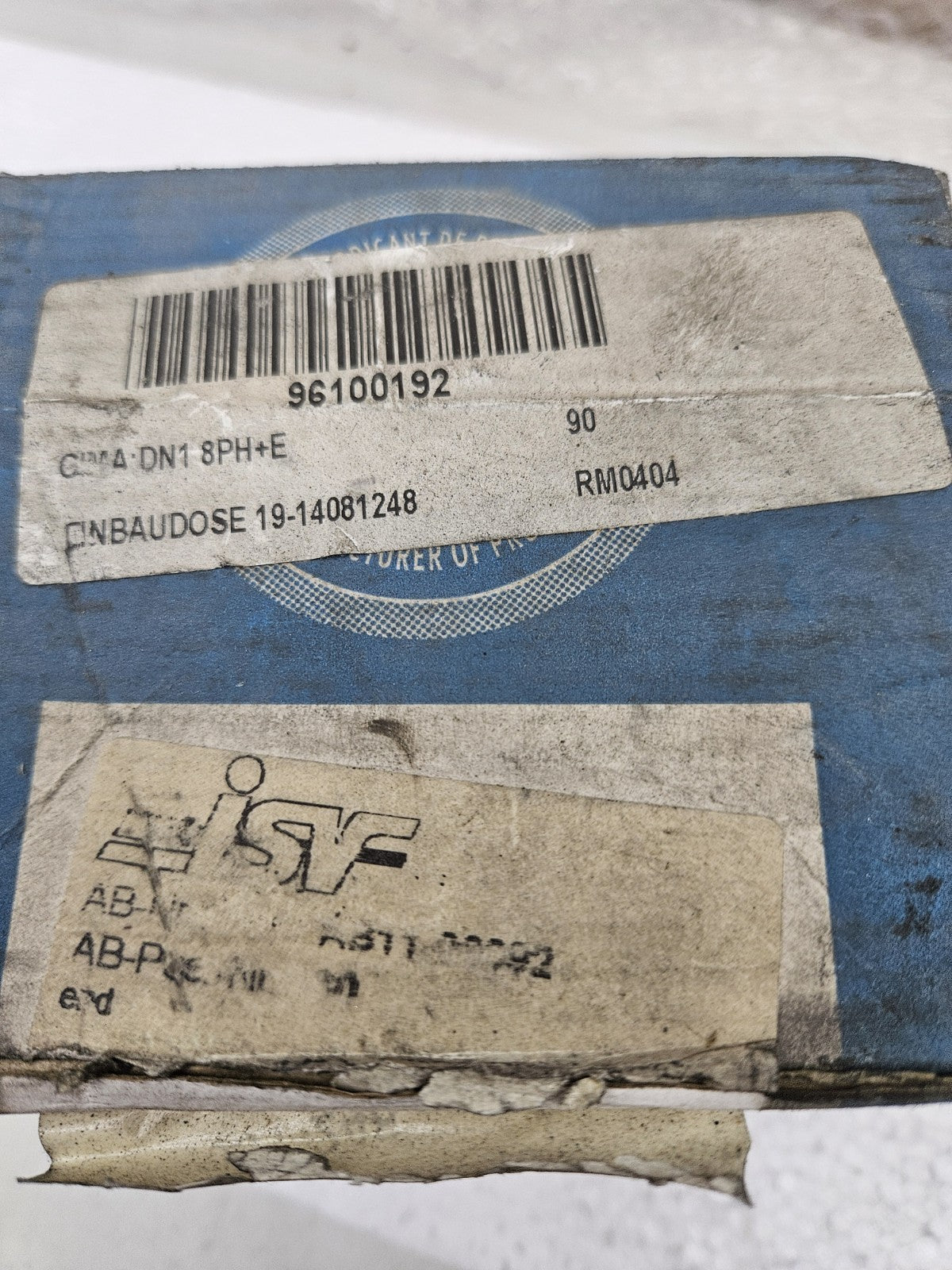 ISV Marechal Einbaudose DN 9C 19-14081248, 8Ph Pe 415V 50Hz25A New Unused NEU