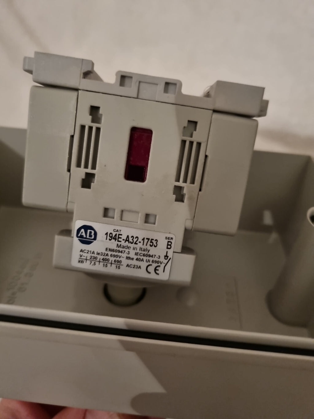 Allen Bradley 194E-A32-1753 Ser B Ladung Schalter+Gehäuse, neu, ungebraucht, new