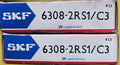 2x SKF 6308-2RS1/C3 Rillenkugellager Bearing 40x90x23 mm Kugellager, Neu/ovp New