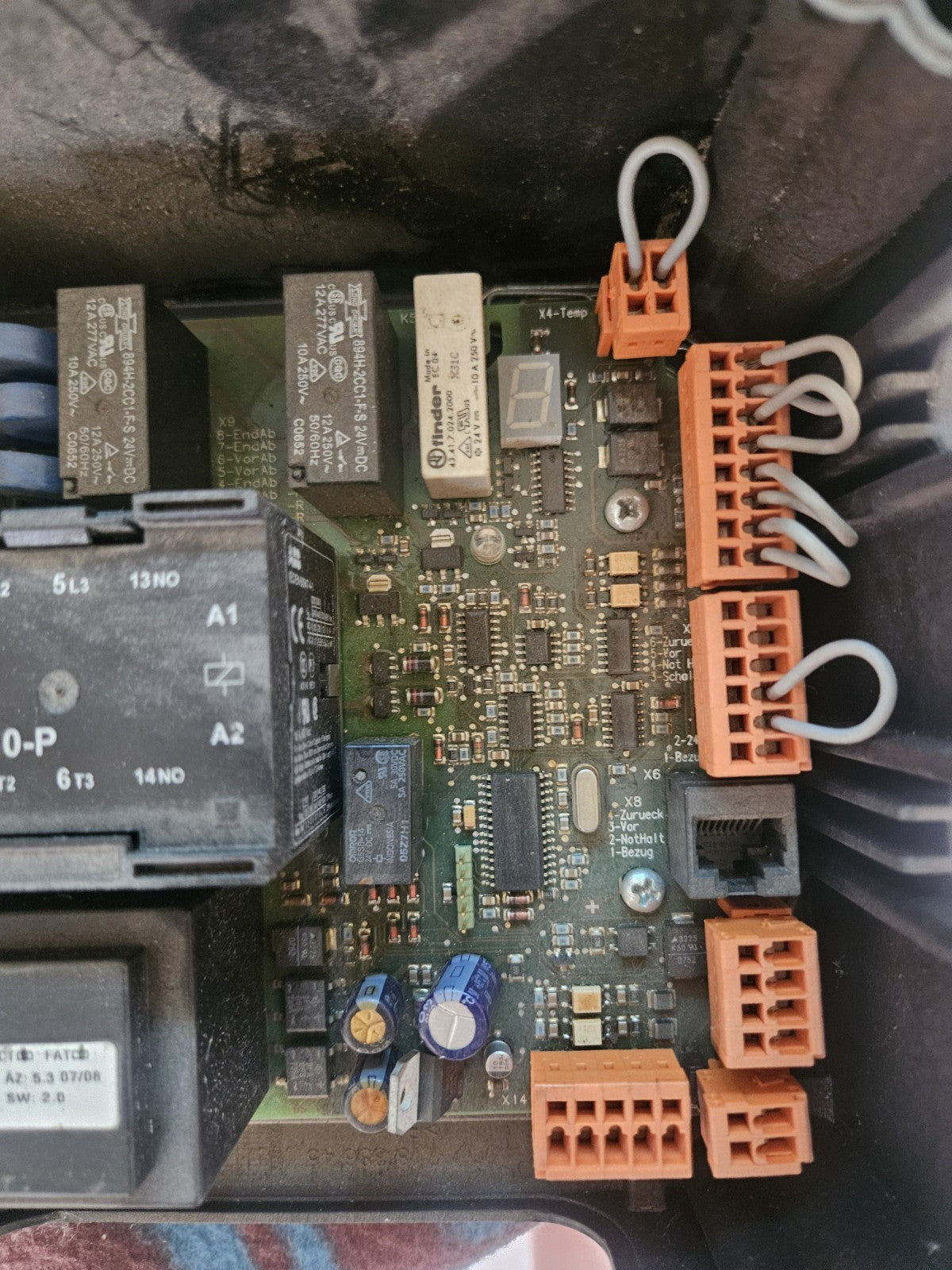 Demag Control Box with ABB Contactor & Transformer – Industrial Crane Component