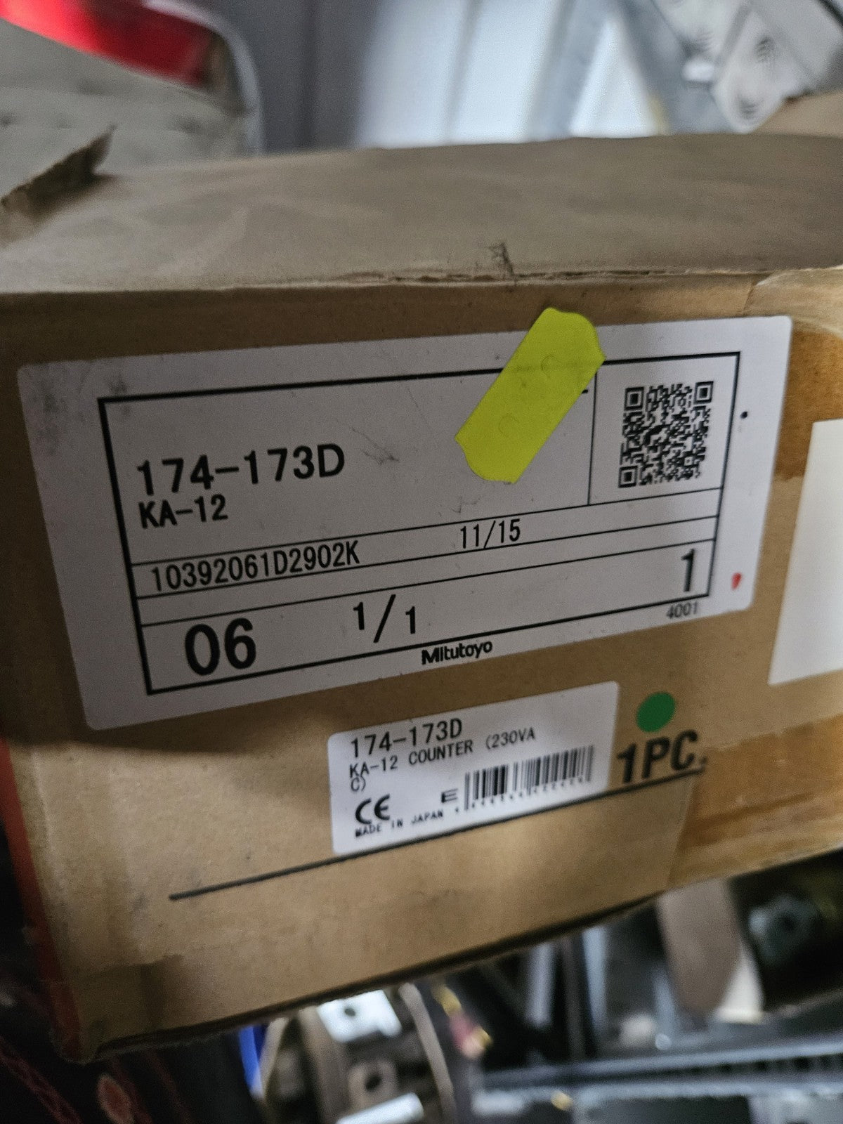 Mitutoyo KA-12 Counter, Digitales Anzeigegerät 174-173D | 174-173, Neu/ovp New