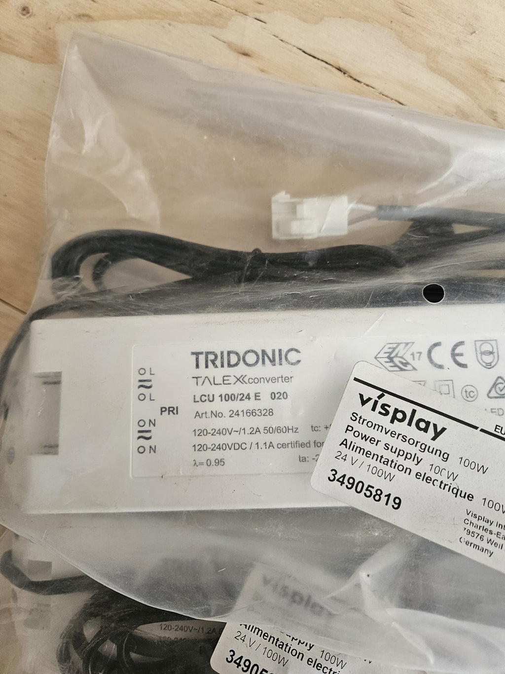 TRIDONIC TALEX  LCU 100/24 E 020, 24166328 Power Converter SLA24V-100W neu New