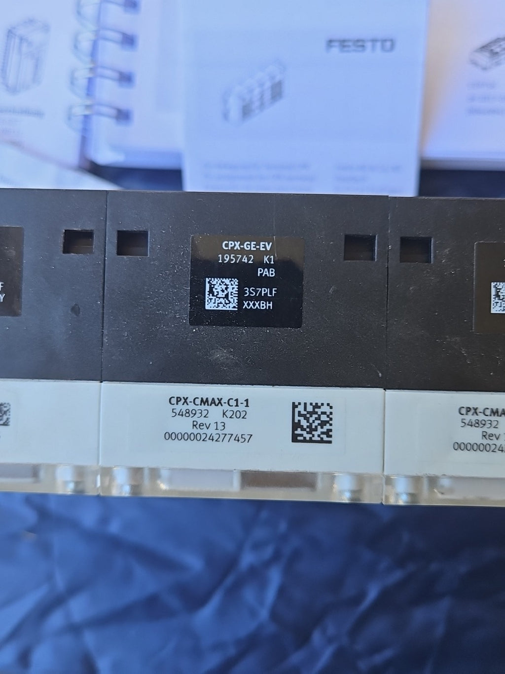 2 xFesto Terminal CPX-CMAX-C1-1 Achscontroller 548932+CPX-FB13 195740 Neu Unused