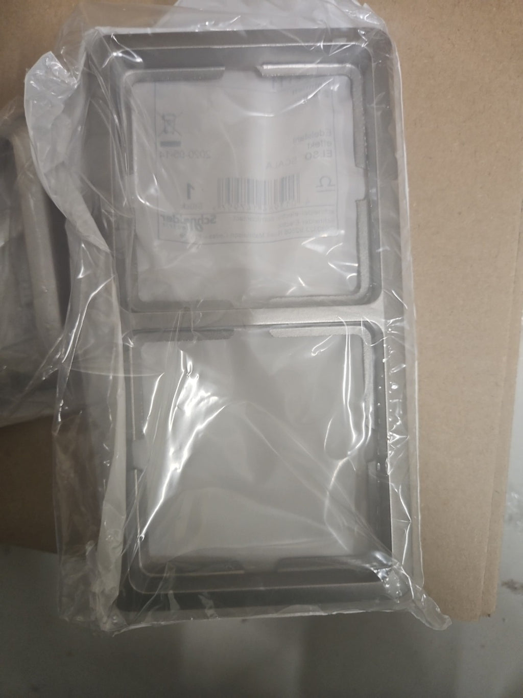 8 x ELSO 204211 Scala 2-fach Rahmen Eelstahl Effekt Neu In Ovp Unbenutzt New Nos
