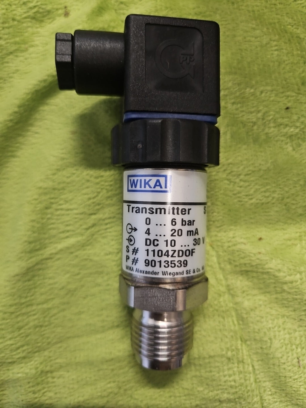 WIKA Transmitter Druckmessumformer S-10 -0...6bar, Neu/ovp, New In Box, Unused