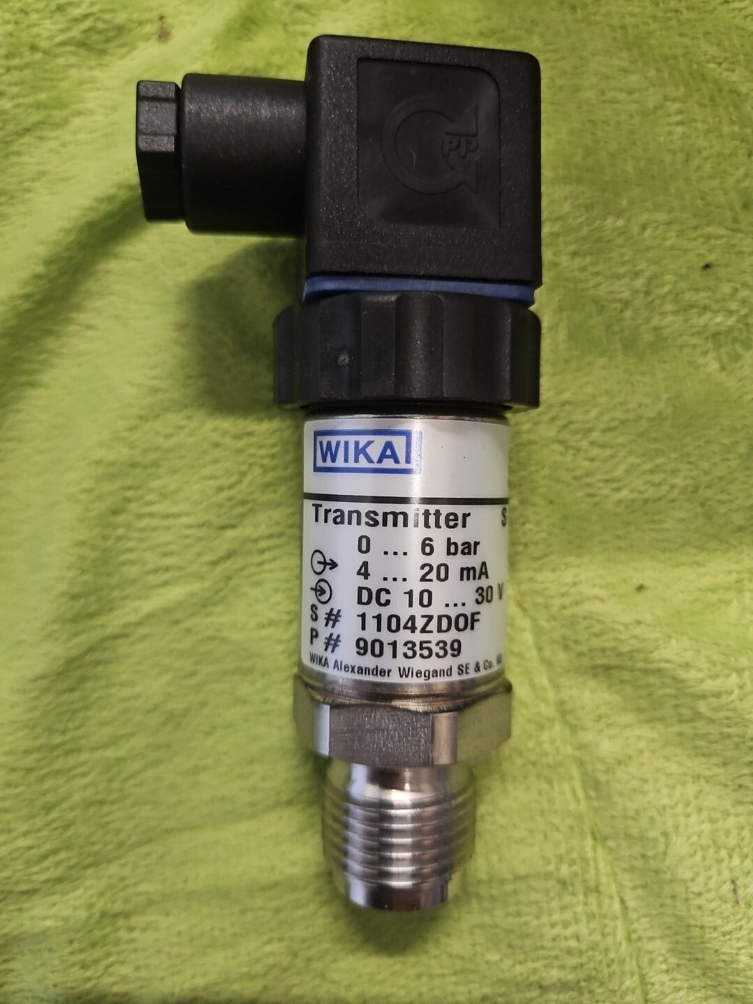WIKA Transmitter Druckmessumformer S-10 -0...6bar, Neu/ovp, New In Box, Unused