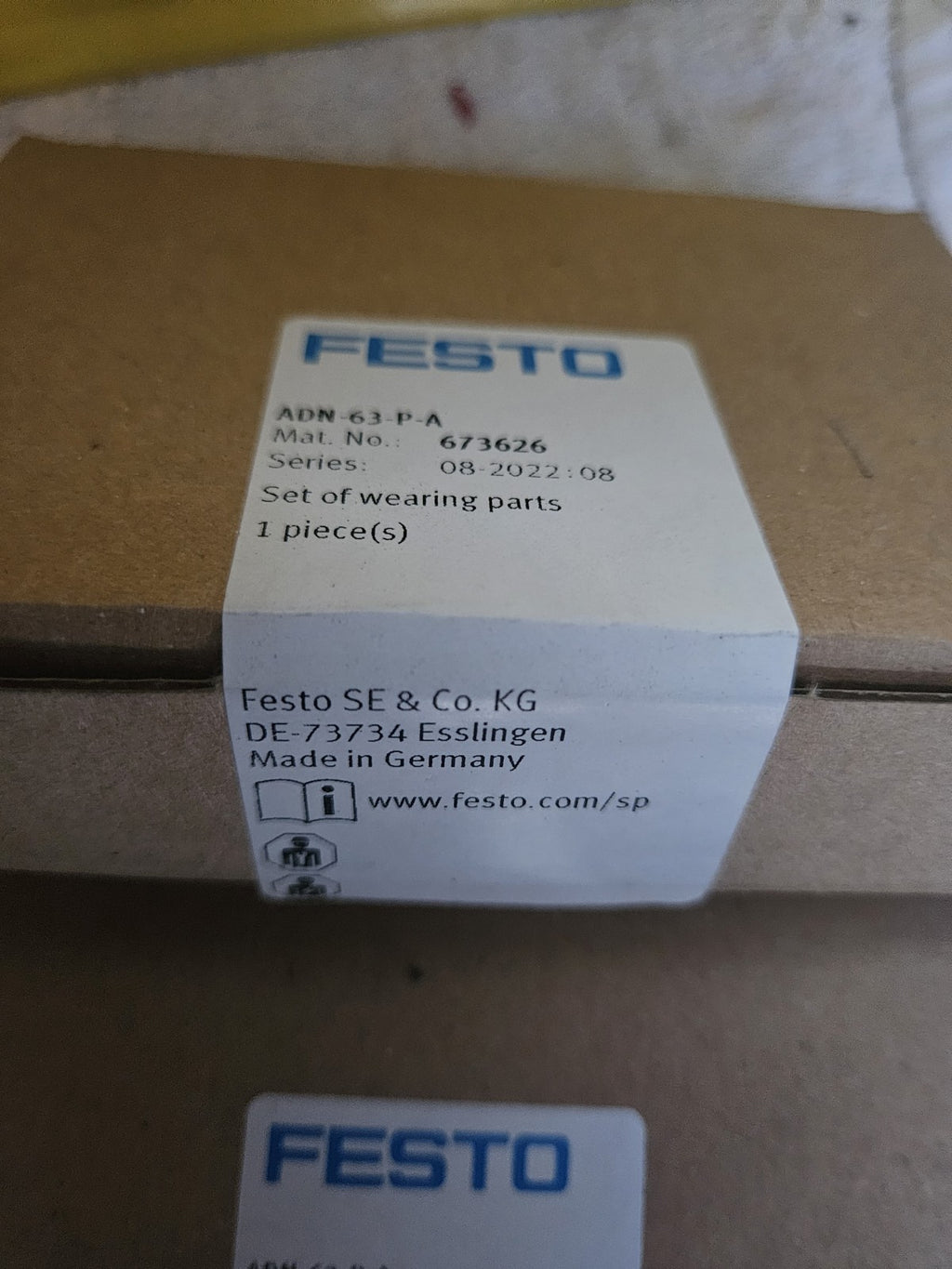 Festo ADN-63-P-A, 673626 set of wearing parts, Reparatursatz Neu/ovp, New In Box