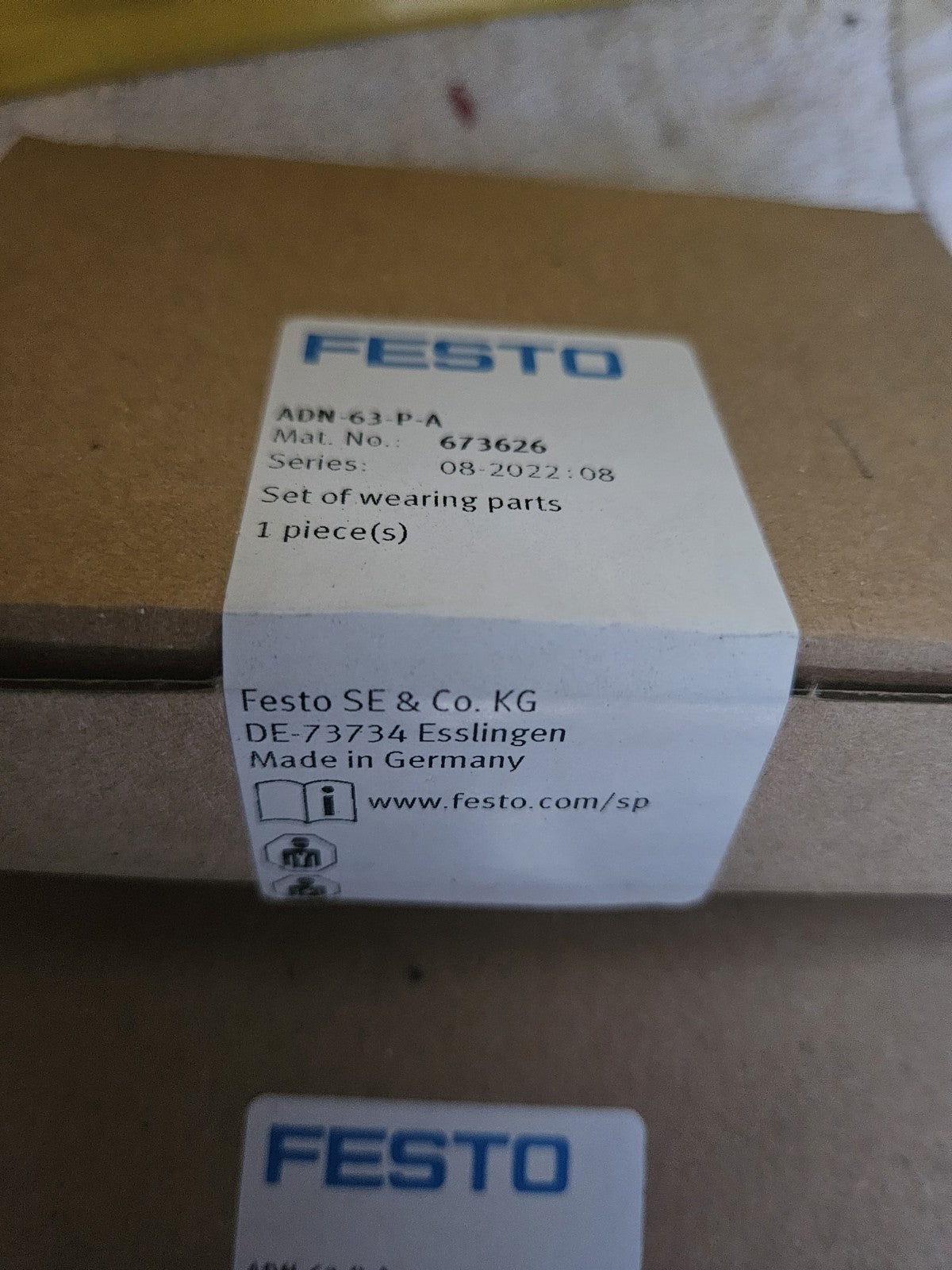 Festo ADN-63-P-A, 673626 set of wearing parts, Reparatursatz Neu/ovp, New In Box