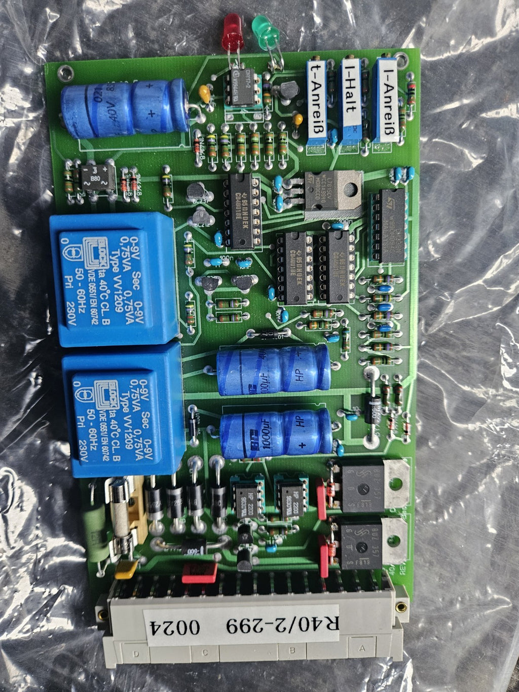 THOMAS KNAUF 40/2-133 REV 23.06.92 SOLENOID DRIVER, New Old Stock Unused, Neu