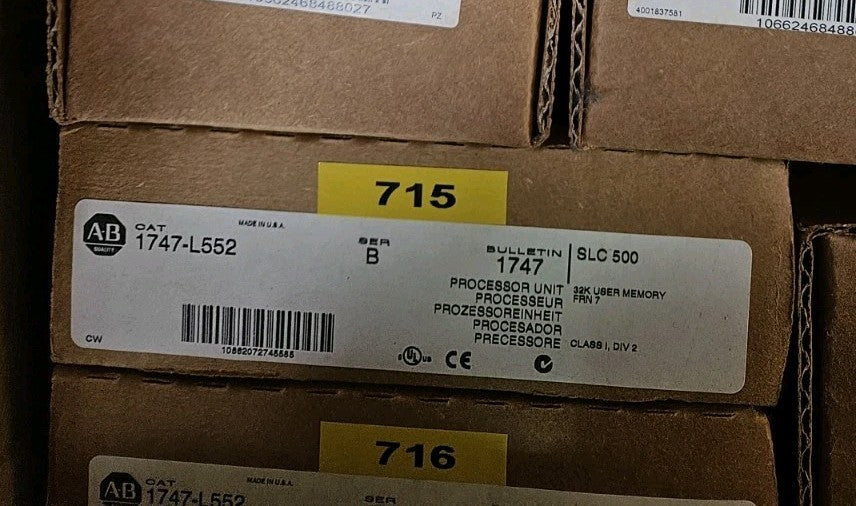 Allen-Bradley 1747-L552   SLC500 SLC 5/05 CENTRAL PROCESSOR UNIT Brandnew in BOX