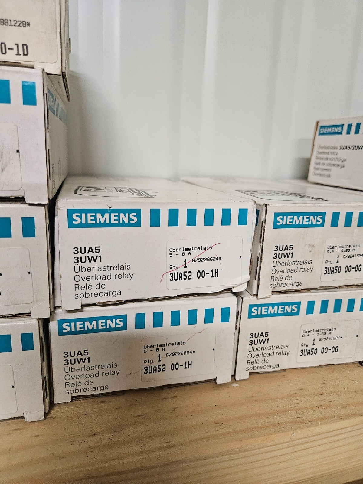 Siemens 3UA59 00-Thermal Delayed Overload Relays new in box, different types neu