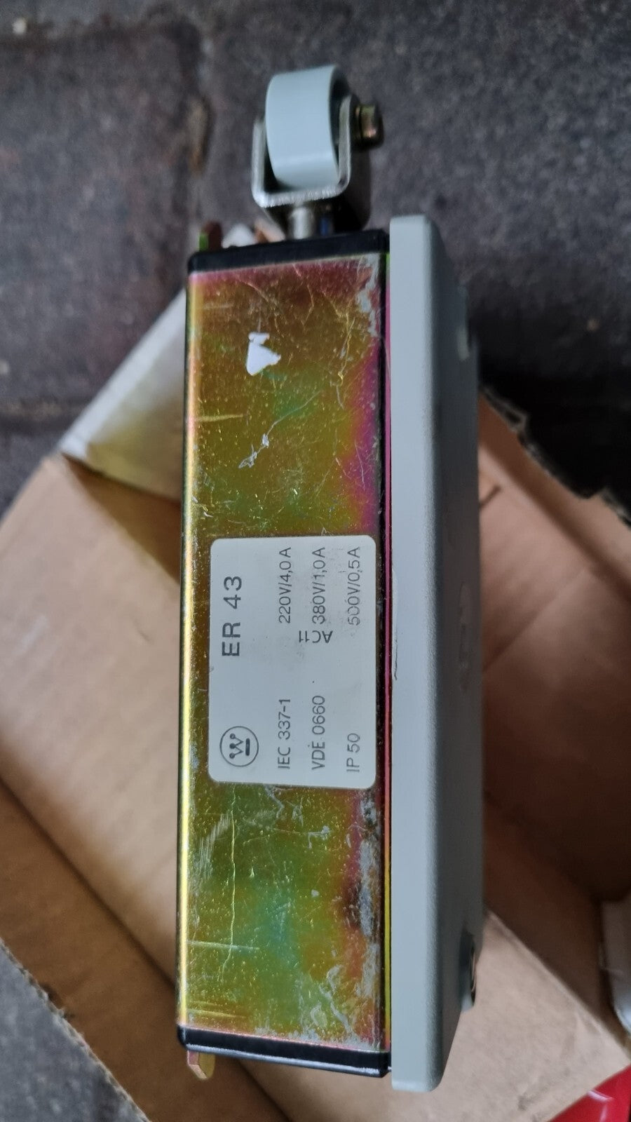 Westinghouse Fanal ER43 Fin de course Grenztaster Limit Switch Einal de carrera