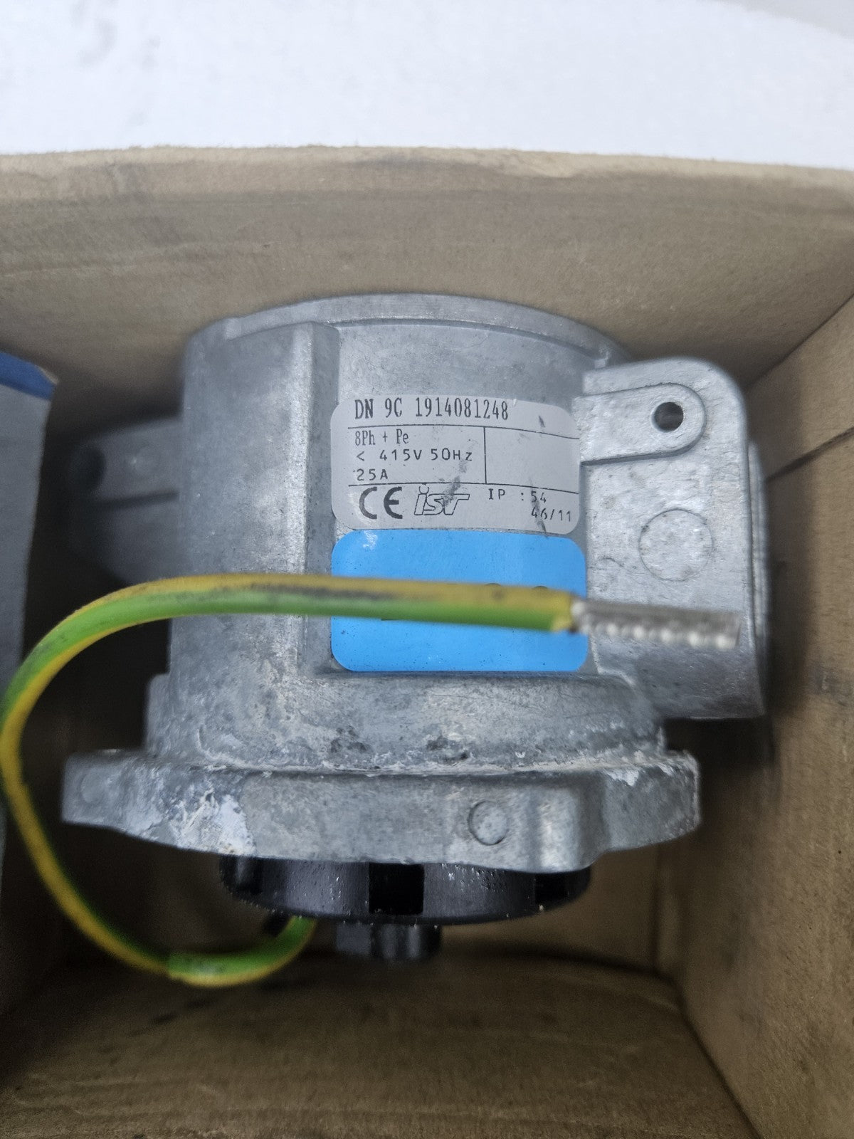 ISV Marechal Einbaudose DN 9C 19-14081248, 8Ph Pe 415V 50Hz25A New Unused NEU