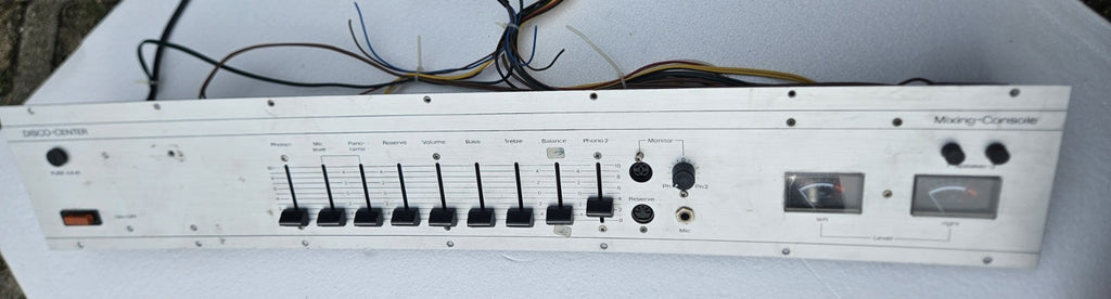 Rare Wifona Disco-Center Mixing-Console Spare Part Faceplate Vintage Audio Desk