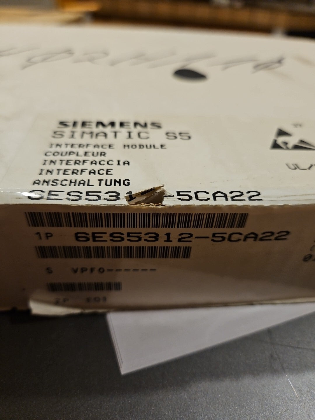 (New in sealed box) 6ES5312-5CA22 SIEMENS, Neu, SIEGEL, new Unused SIMATIC S5