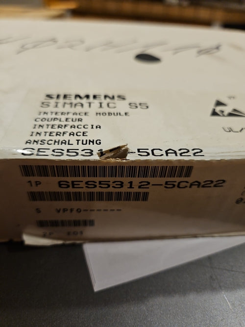 (New in sealed box) 6ES5312-5CA22 SIEMENS, Neu, SIEGEL, new Unused SIMATIC S5
