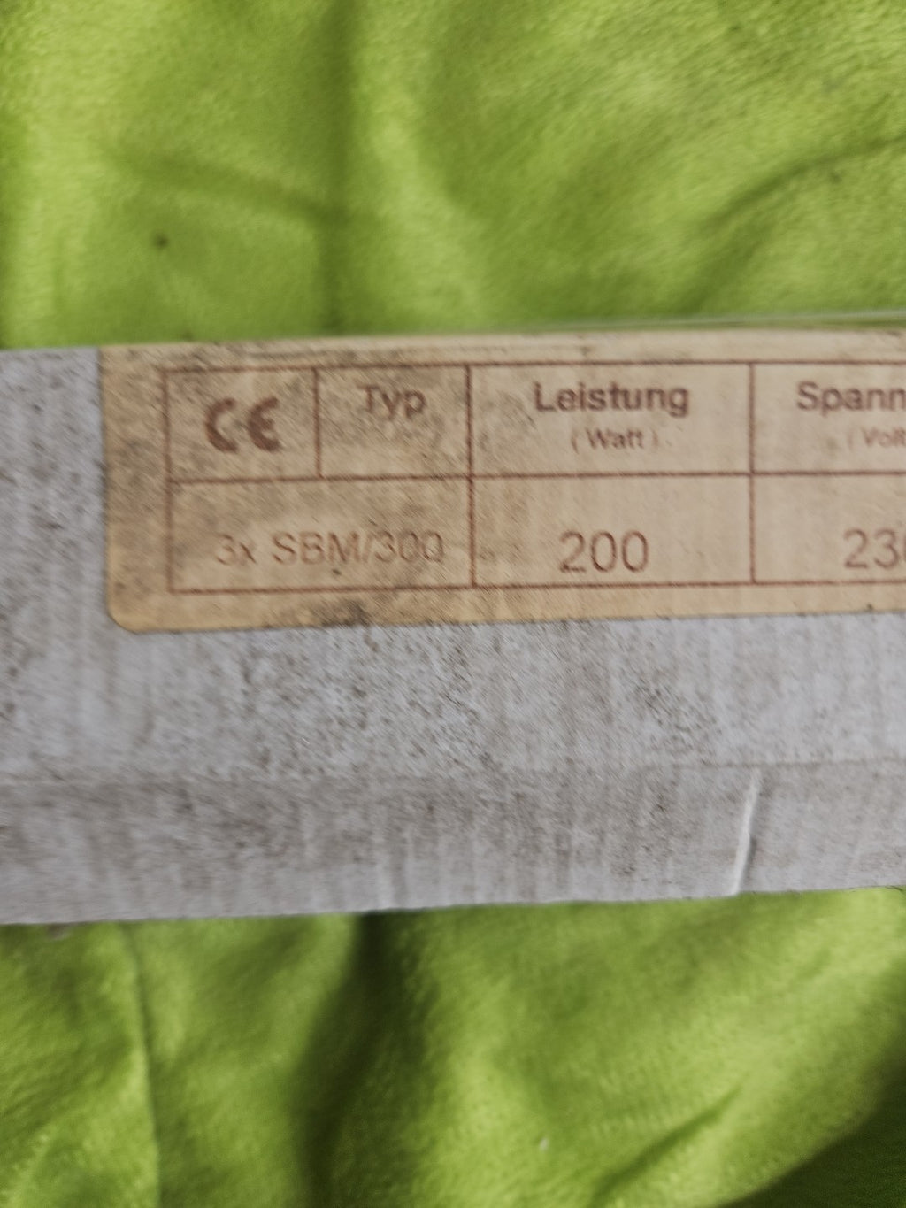 1 x Neu Unused ELSTEIN heating tubeplate SBM/300 230V 200W 600°Cmax New Stock