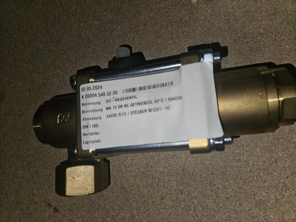 MÜLLER COAX 3/2-Wege coaxial Ventil 5-VMK 15 DR NC, 564088, G1/2",24VDC, New Neu