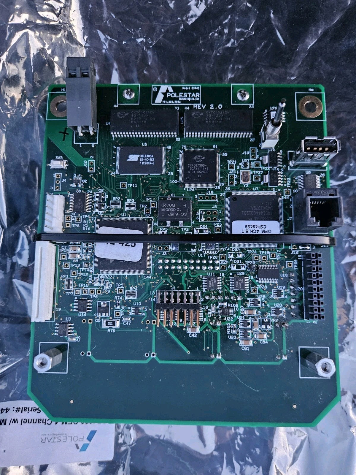 POLESTAR TECHNOLOGIES DSP4C, 781-449-2284 board, platine, Circuit new Unused NEU