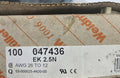 100 Stück WEIDMÜLLER Reihenklemme Typ EK 2.5N -047436 2,5mm² NEU/ovp 