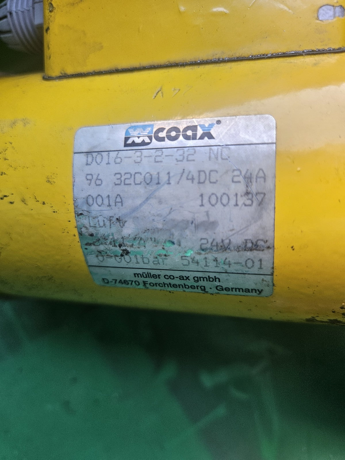 Müller CO-AX Coax D 016-3-2-32 NC Ventil, Used,Tested, Fully Working, Gebraucht 