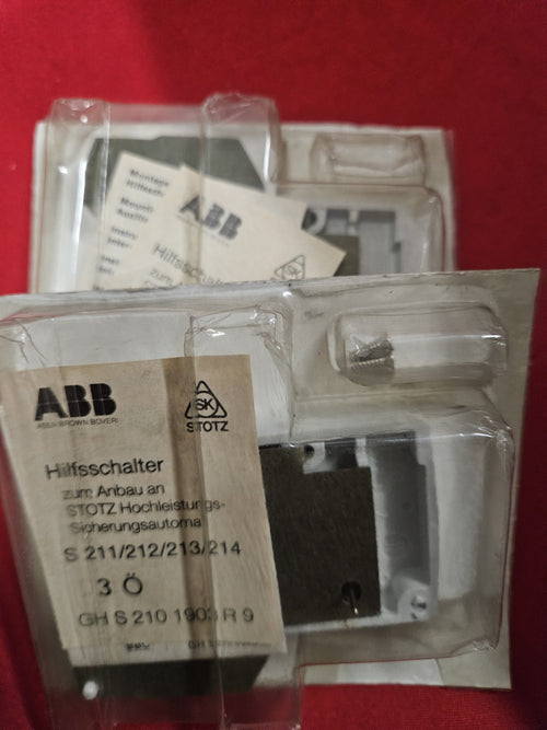 ABB Hilfsschalter  GH S 210 1900 R 9, GHS2101900R3, für STORZ S211-S214 Neu/ovp