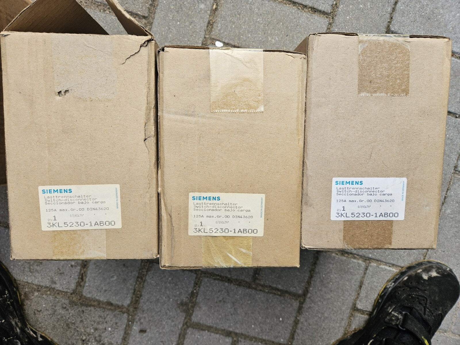 Siemens 3KL5230-1AB00 Lasttrennschalter 50/60Hz 690V 125A -unused/OVP-New Unused
